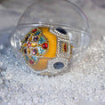 Load image into Gallery viewer, Gusornament Satin Ornament -Gold mustard color beaded Christmas Ornament, packed in a clear round plastic container, provided by Whim5seasons, for storage, very convenient. (Gold)
