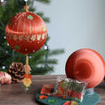 Load image into Gallery viewer, Thanksgiving ornament kit in rust color.