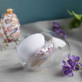 Load image into Gallery viewer, Beaded Push Pin Easter Egg Ornament Kit in a clear container. (Gold)