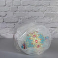 Load image into Gallery viewer, Scheherazade Handmade Satin Ornament in a handy clear round container for storage - from Whim5seasons, packaging. (LightSeaGreen)