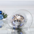 Load image into Gallery viewer, Clear plastic storage box with a handmade satin push pin black ornament inside, placed on a reflective surface with a gray background by Whim5seasons. (Black)