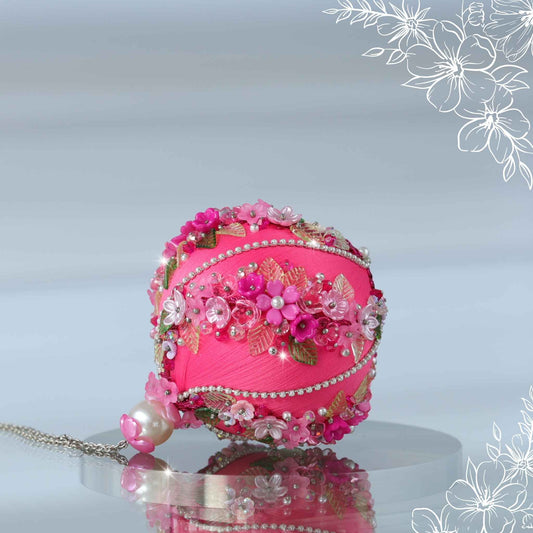 Handmade Christmas Beaded Ornament Garland