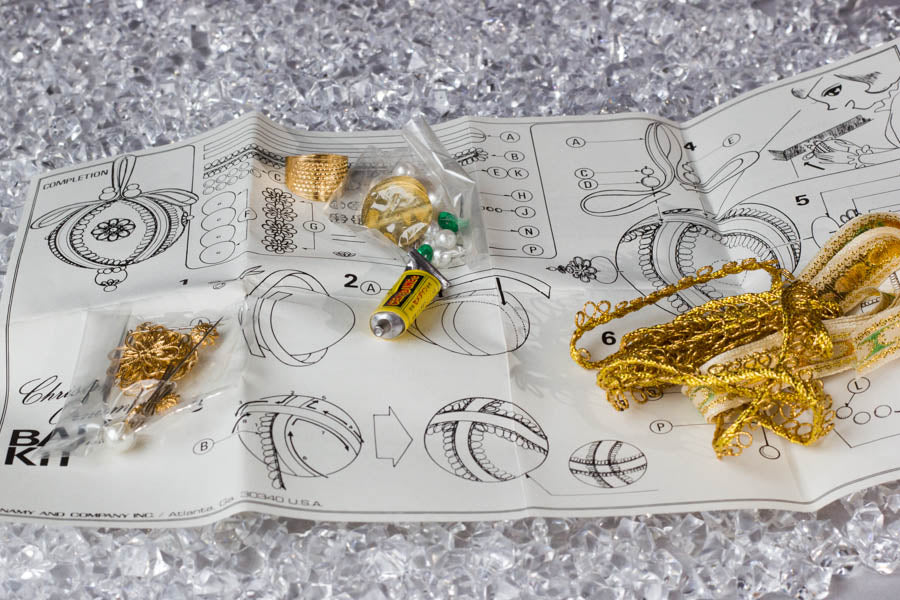 Let's  Talk About Vintage Push Pin Ornament Kits