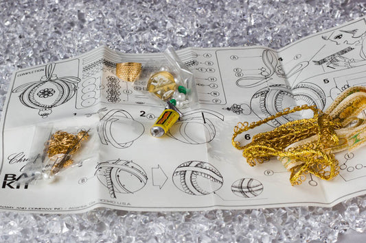 Let's  Talk About Vintage Push Pin Ornament Kits