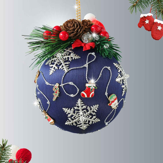 Handmade Christmas Beaded Ornament It's Christmas