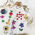 Load image into Gallery viewer, Field Flowers Holiday Satin Ornament Push Pin Kit
