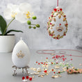 Load image into Gallery viewer, Golden Crown White Kit DIY Ornament Satin
