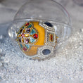 Load image into Gallery viewer, Gusornament Satin Ornament -Gold mustard color beaded Christmas Ornament, packed in a clear round plastic container, provided by Whim5seasons, for storage, very convenient.  (Gold)
