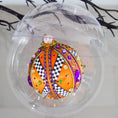 Load image into Gallery viewer, Halloween18_Holiday_Satin_Ornament_packaging_orange
