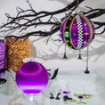 Load image into Gallery viewer, Halloween21_Holiday_Satin_Ornament_Push_Pin_Kit_DIY_purple
