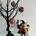 Load image into Gallery viewer, Halloween Satin Push Pin Ornament Ball
