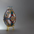 Load image into Gallery viewer, Handmade Beaded Christmas Holiday Ornament Cadet
