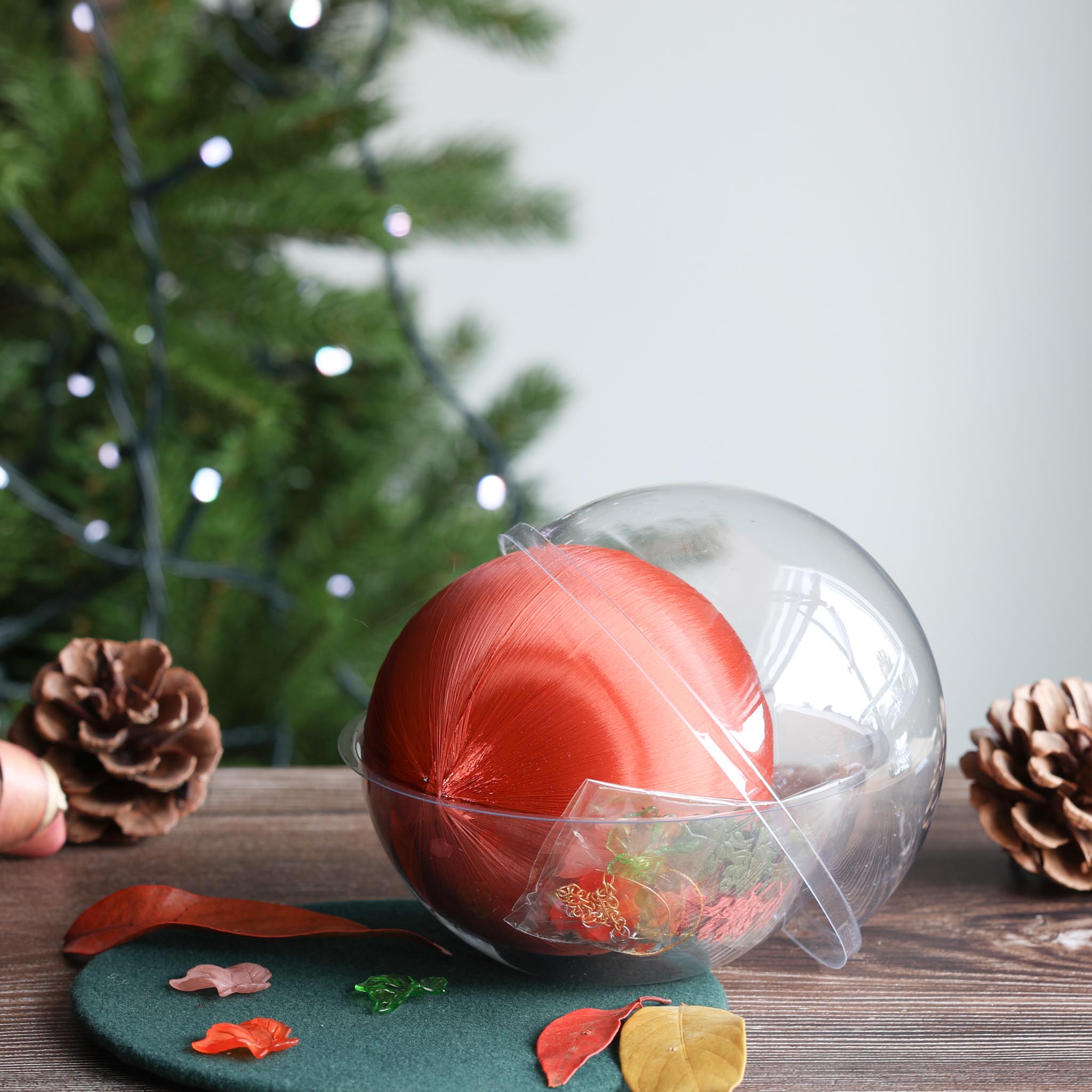 Ornament kit packaging.