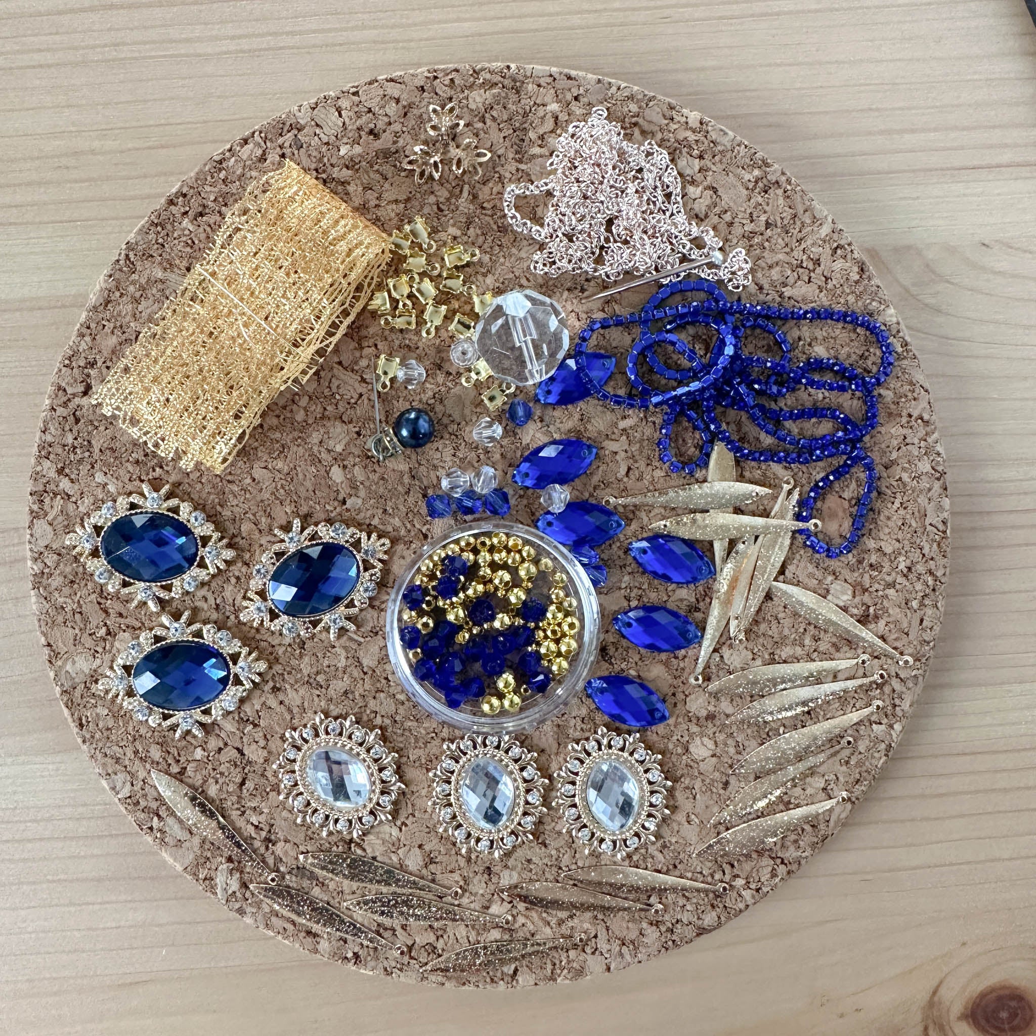 Phoenix Christmas Satin Ornament Kit-Materials include gold spiderweb trim, satin ball, crystal cameos, rhinestones, and gold alloy accents. (Black)