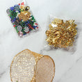 Load image into Gallery viewer, Quam Beaded Ornament Kit - Materials needed to complete the Beginner-Friendly project: beads, metal stampings, multicolor rhinestones. (Green)
