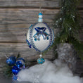 Load image into Gallery viewer, Handmade Christmas Beaded Ornament Snowman
