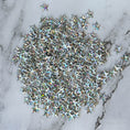 Load image into Gallery viewer, Ornament Paillette, Sequins Beads, Star, Silver, 10x10mm, 5g, 350 pieces
