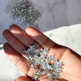 Load image into Gallery viewer, Ornament Paillette, Sequins Beads, Star, Silver, 10x10mm, 5g, 350 pieces
