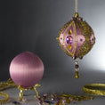 Load image into Gallery viewer, Beaded Sequin Christmas Satin Ornament Push Pin Kit DIY Vintage Uliger
