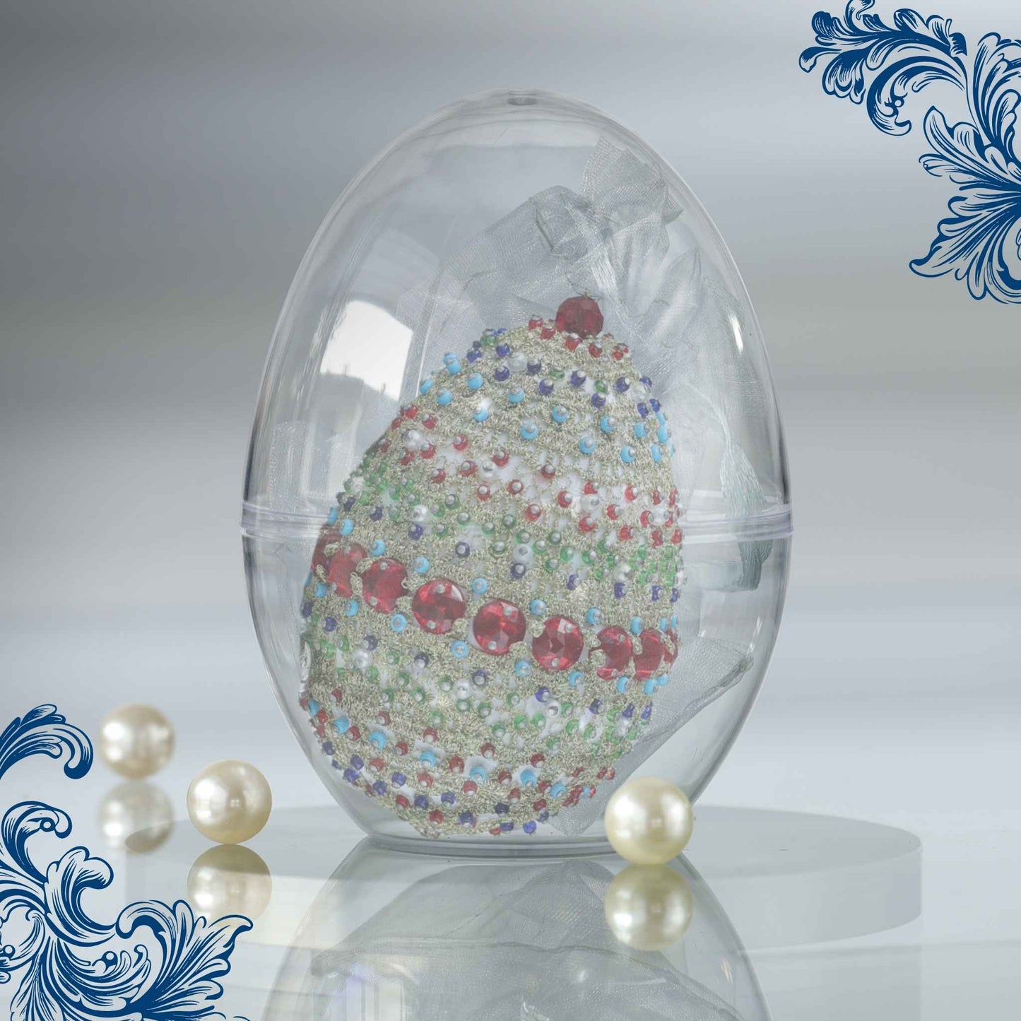 Golden Crochet - Handmade Easter Egg