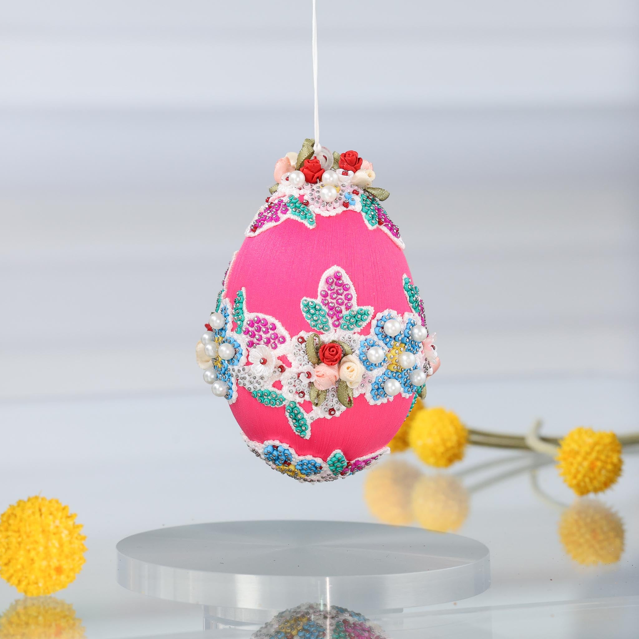 Vintage Doily - Push Pin Ornament Kit