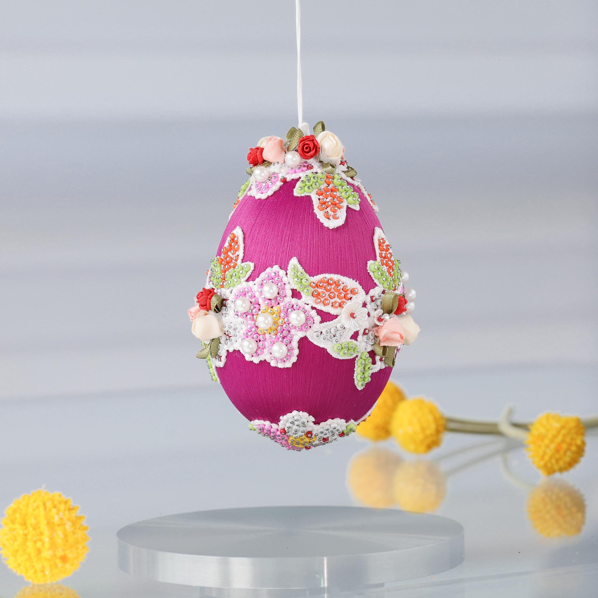 Vintage Doily - Push Pin Ornament Kit