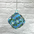 Load and play video in Gallery viewer, Handmaded Beaded  Garland ornament blue video
